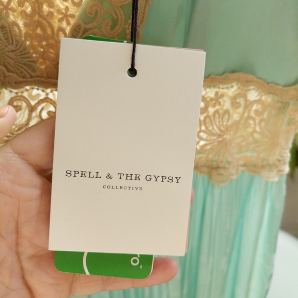 Swap Only With Angelfire248 Spell Ocean gown size M - Picture 6 of 9